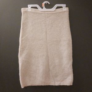 Diversity small tan women's pencil skirt